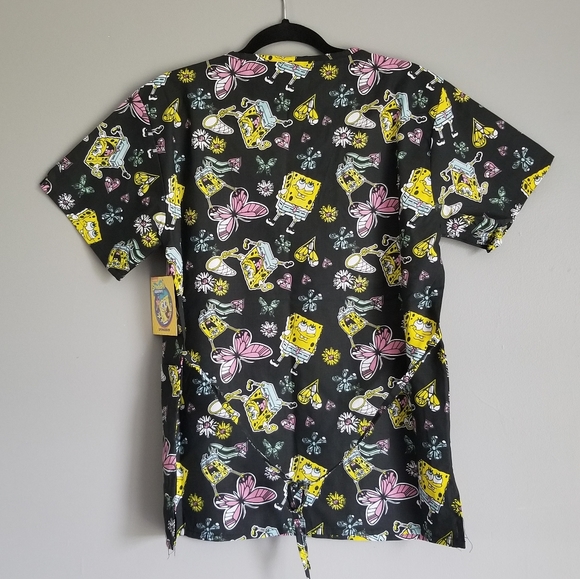 Spongebob squarepants Nickelodeon medical scrub - Picture 3 of 6